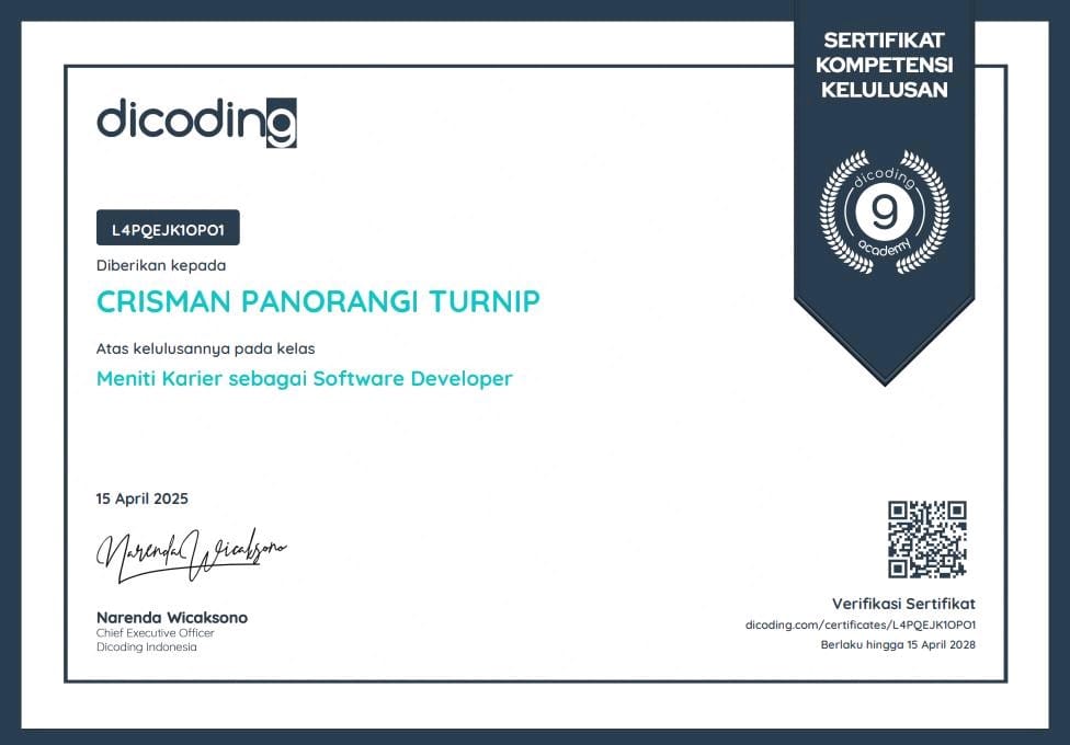Certificate 3